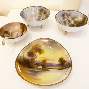 Noritake Vintage Handpainted Porcelain SET